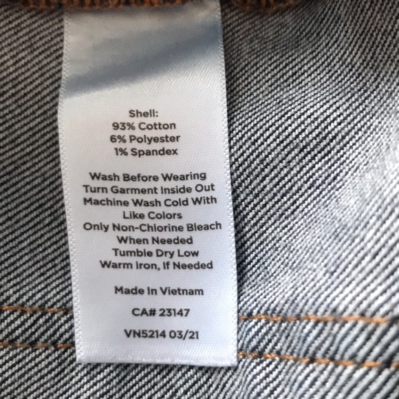 Talbots dark wash slim ankle jean - Picture 10 of 10